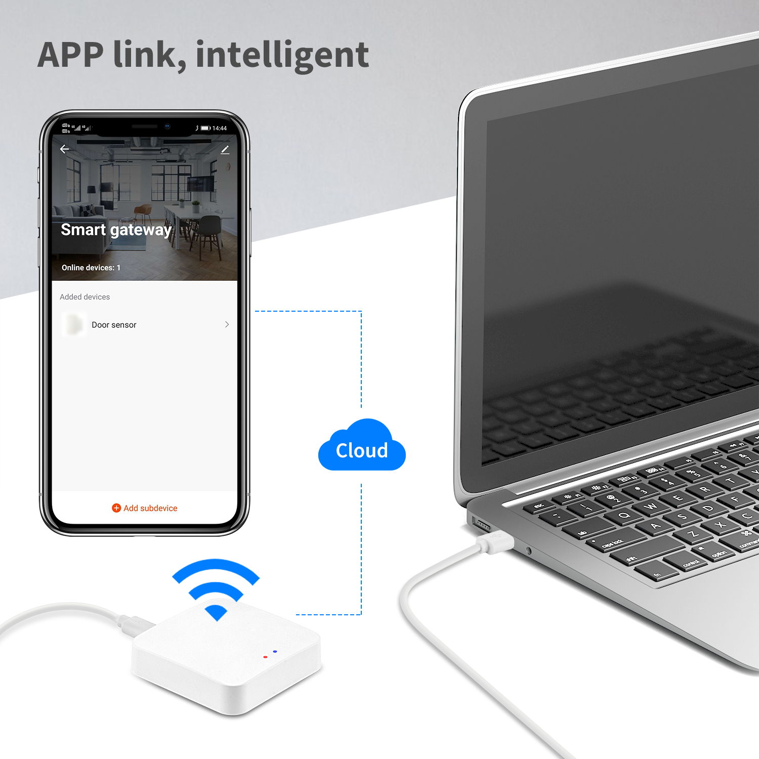 Jeans Sync and Charge USB - USB Type-C data cable